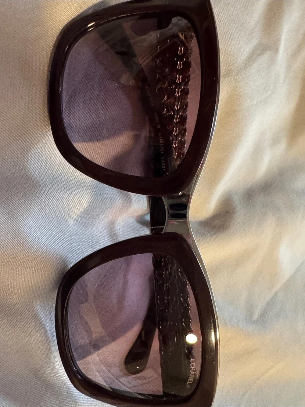 Chanel Sunglasses in Dark Purple